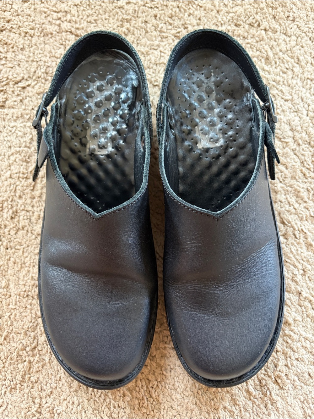 Josef Seibel Lily 10 Comfort Clogs Adjustable Heel Strap massage Footbed Sz. 39 - Picture 5 of 14